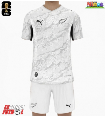 Nueva Zelanda Primera Equipación Niños Mundial 2026 Manga Corta (+ Pantalones cortos)